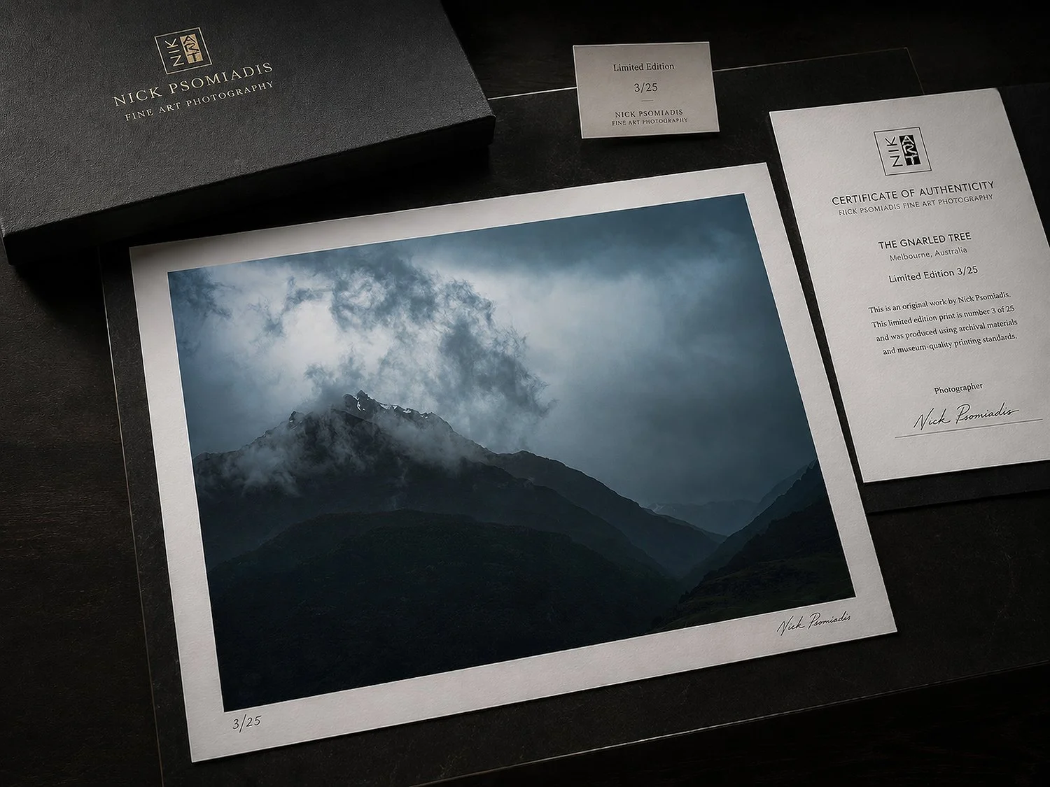 Limited edition NIKART Studio and Gallery fine art print with certificate of authenticity