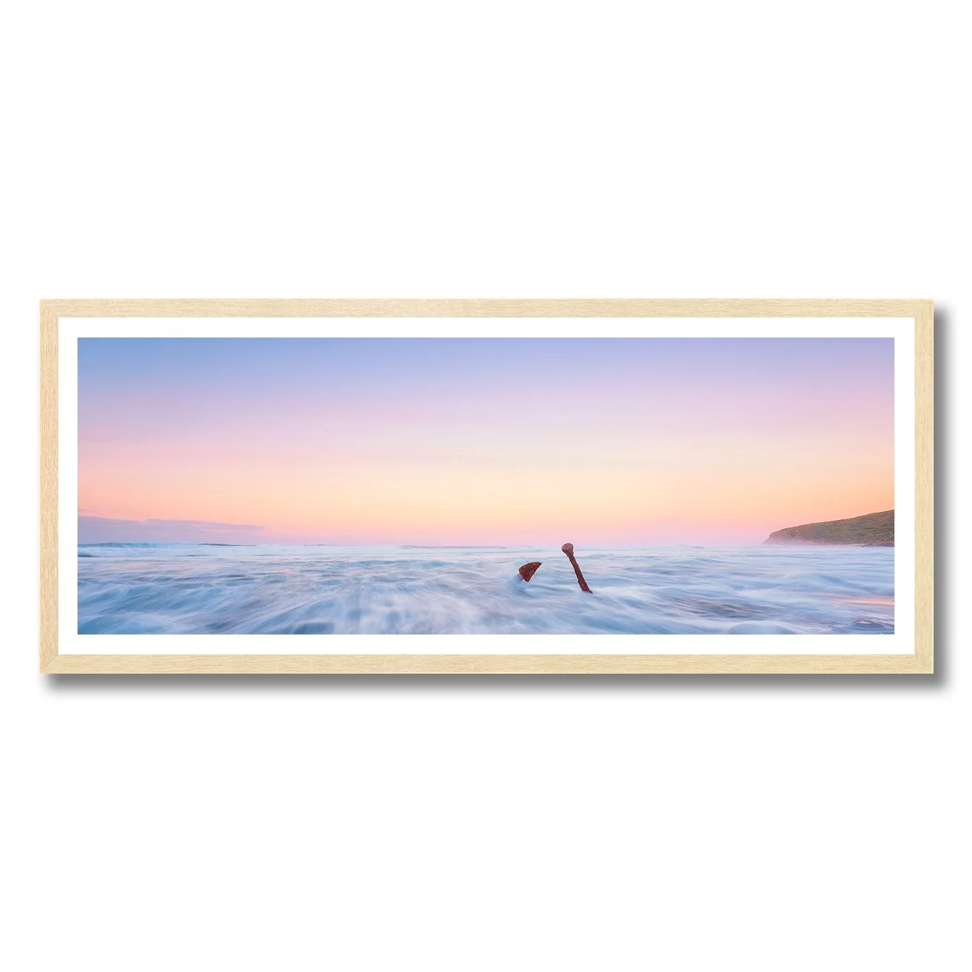 fine art photograph of moonlight head shipwreck remains at sunrise on victoria coast