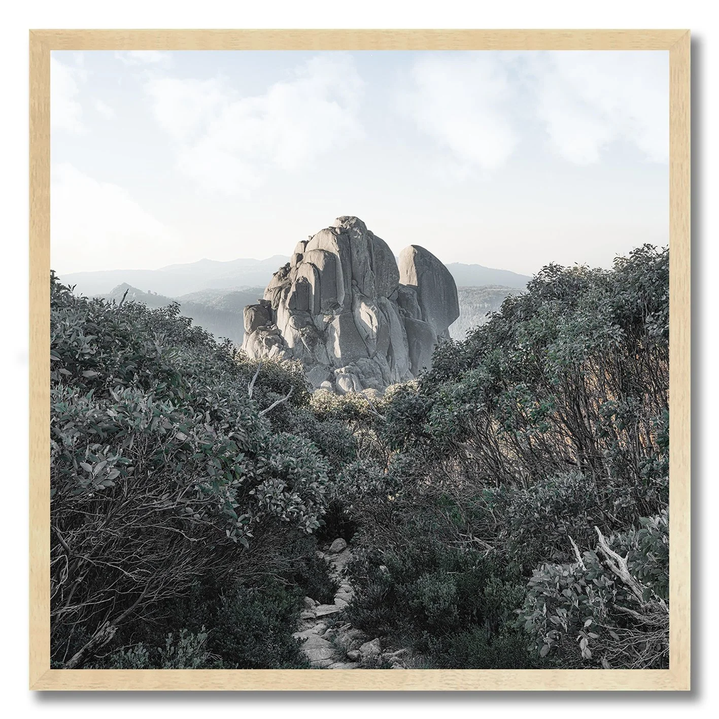 mountain landscape photograph of the cathedral mount buffalo victoria