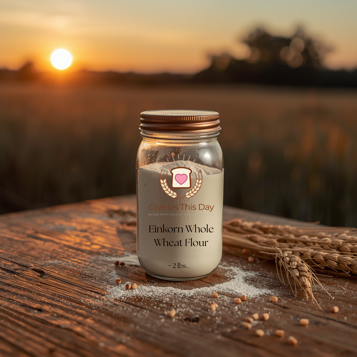 Einkorn Whole Wheat Flour - 2 lbs: