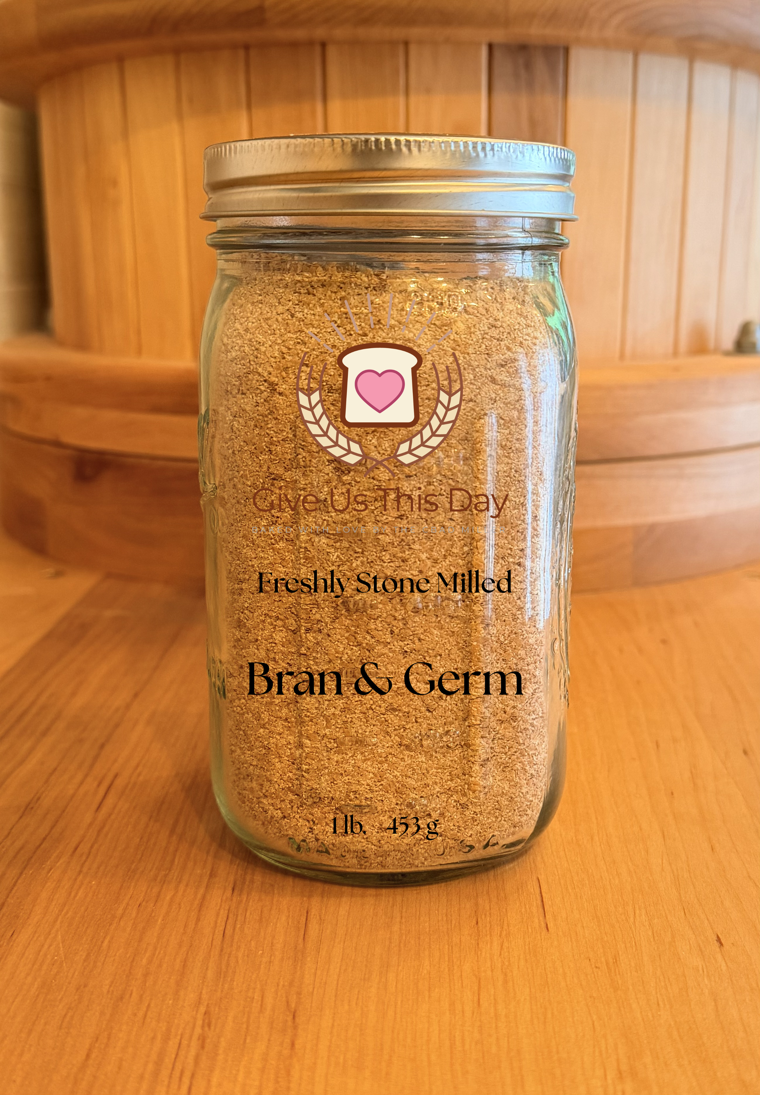 Made in a Home Kitchen 3551 Highland Dr Carlsbad Ca 92008 Bran Ingredients Organic Einkorn Whole wheat flour Registration Issued by San Diego County DEH2025-FCFO-002171 Contains Wheat Milled and V.png