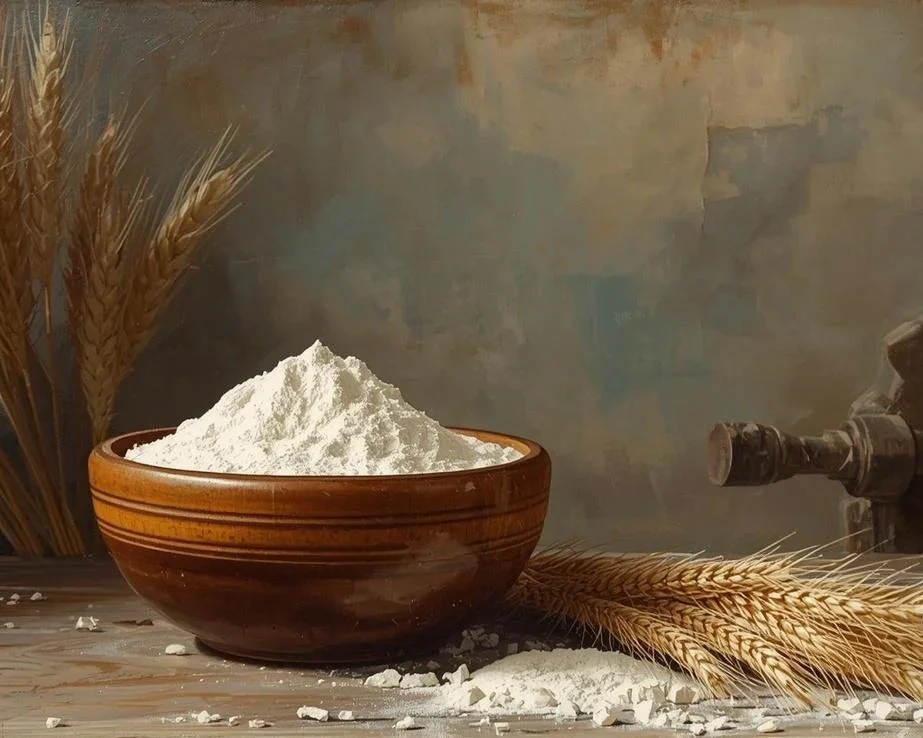 on+a+old+wooden+table+a+bowl+of+flour+with+some+wheat+prongs+in+the+corner+and+in+the+background+a+stone+mill%281%29.jpg