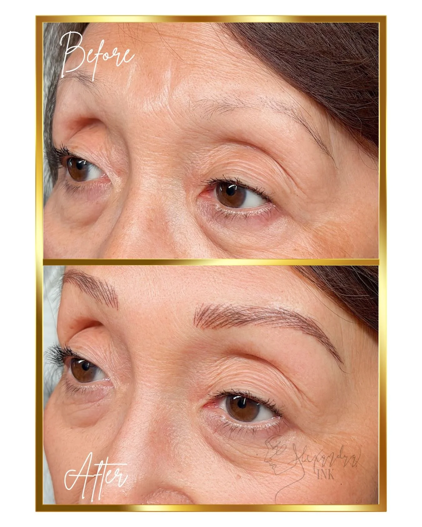 Maybe you have beautiful chocolatey hair but your eyebrows are a bit sparse and don&rsquo;t quite match&hellip; Thank you for trusting me to help! This was a beautiful transformation with tiny nano machine hairstrokes that are gentle and protect the 