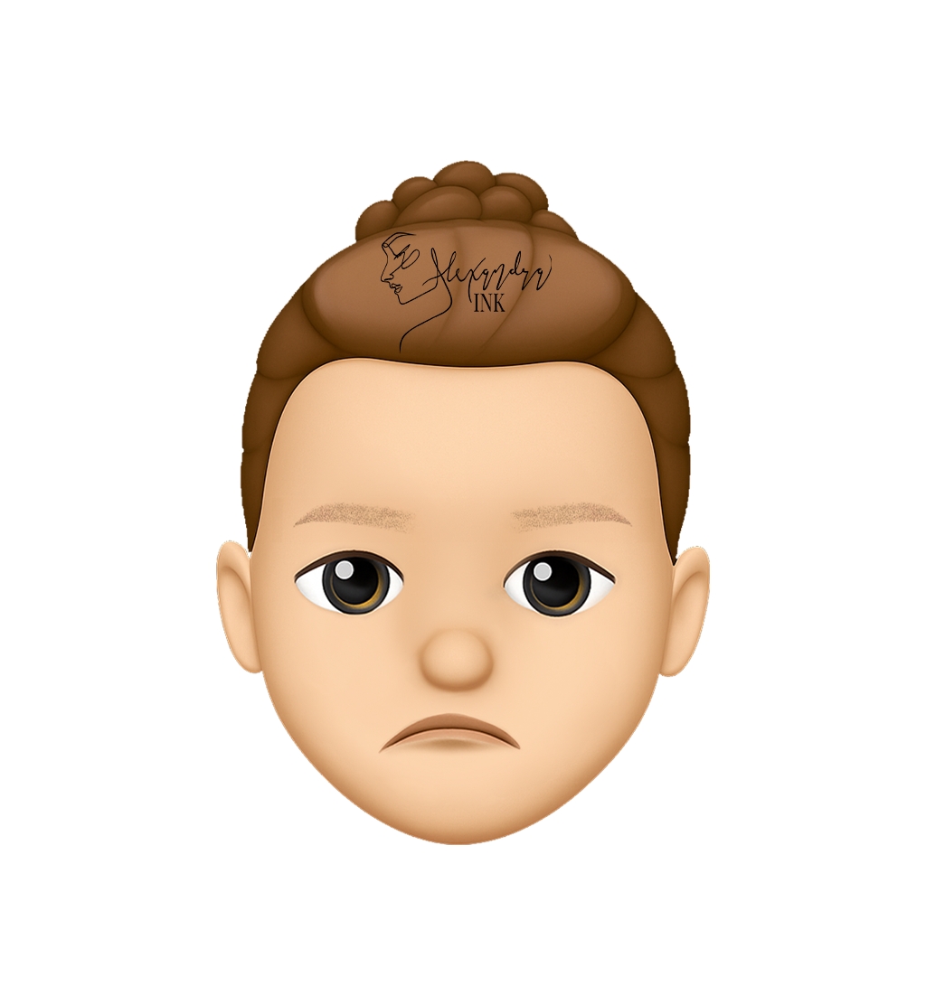 Days 10 to 15 of the nano brow healing process — brows appear faded or almost gone as the skin regenerates, a temporary stage before pigment resurfaces, shown by Alexandra Ink.