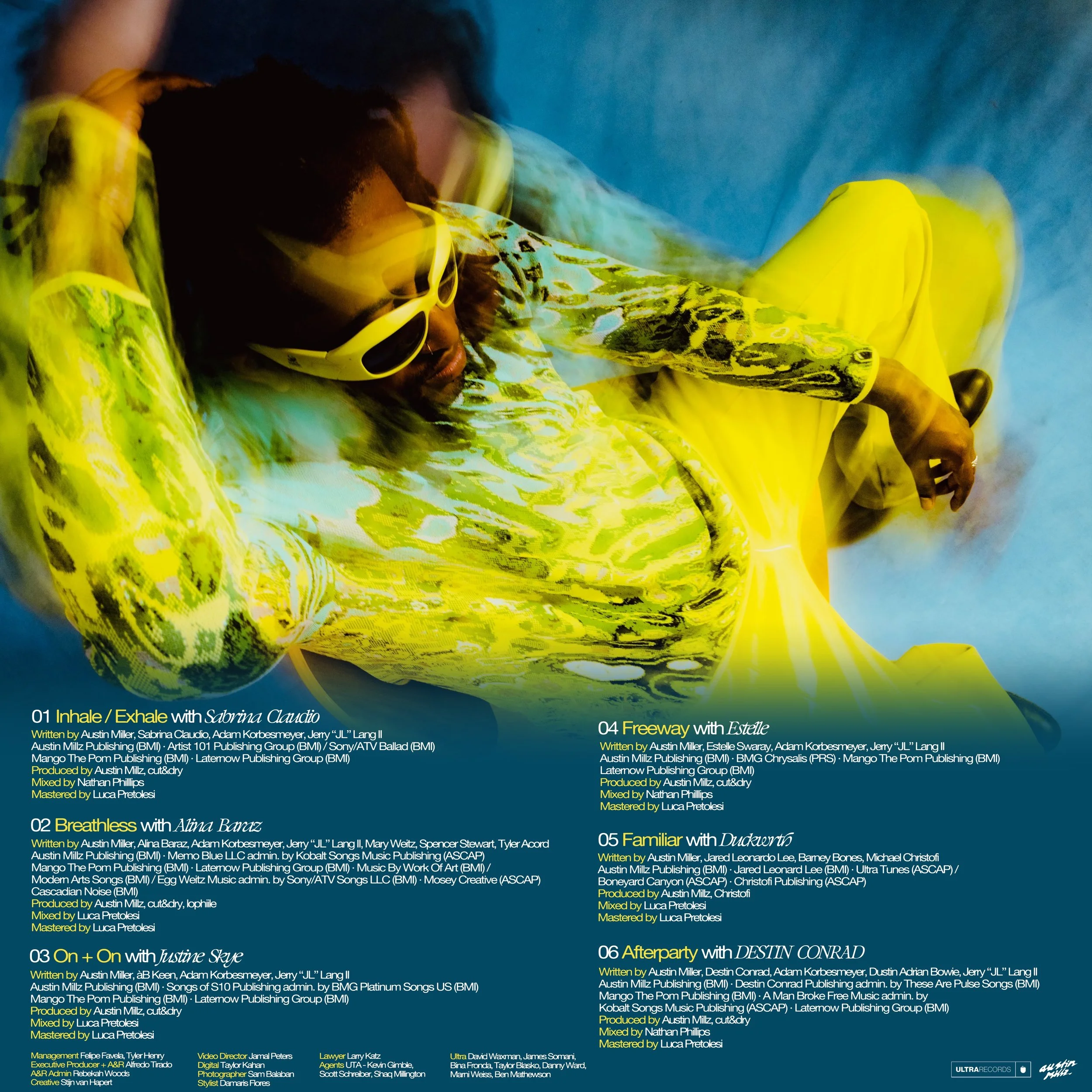 EP Back Cover Text Design & Layout (Austin Millz)