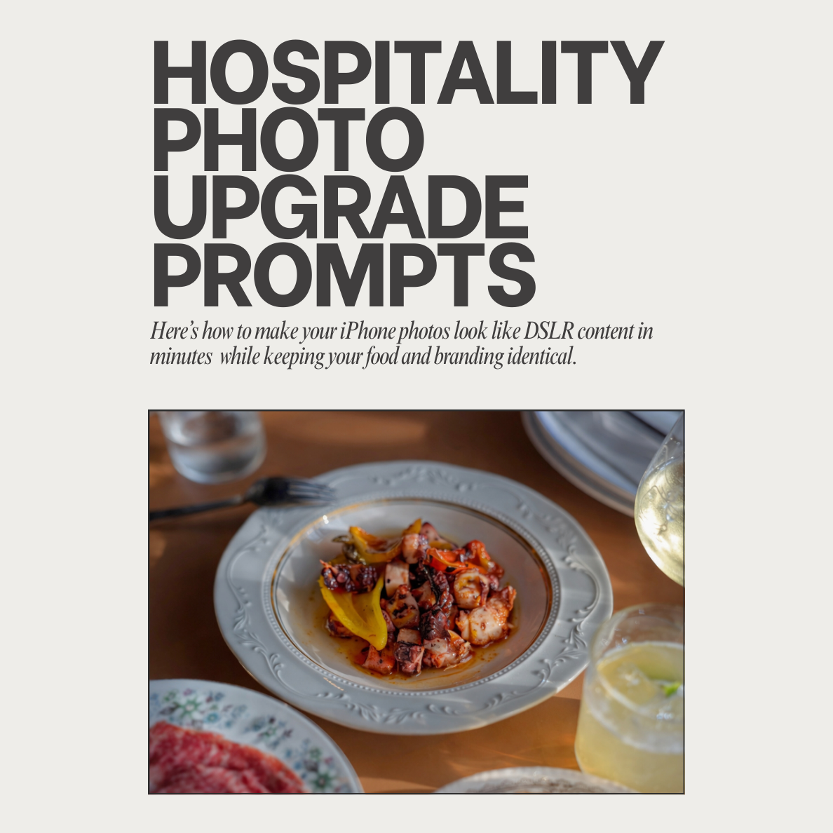 Hospitality Photo Upgrade Prompts