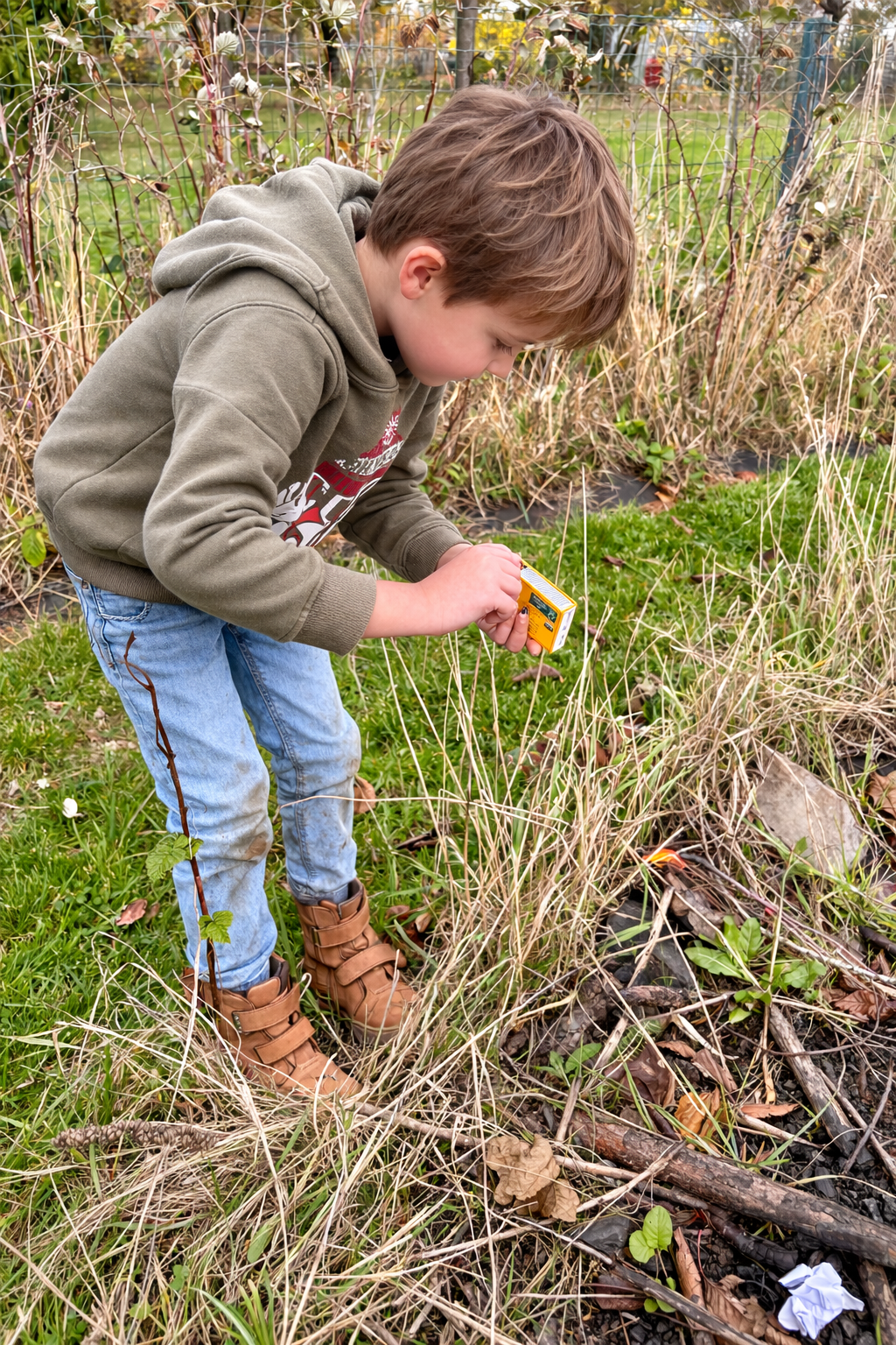 Comment craquer une allumette...? Pas facile mais on essaie toutes sortes de choses dans la classe Kaleido!