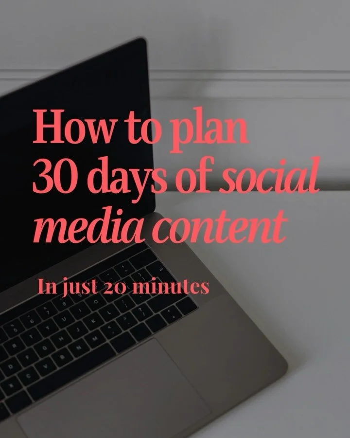 Let&rsquo;s plan your next 30 days of content in just 20 minutes 👇

Here&rsquo;s the exact method I teach clients to stay consistent without burning out:

1️⃣ Choose your content pillars
2️⃣ Set a realistic posting schedule
3️⃣ Assign pillars to spe