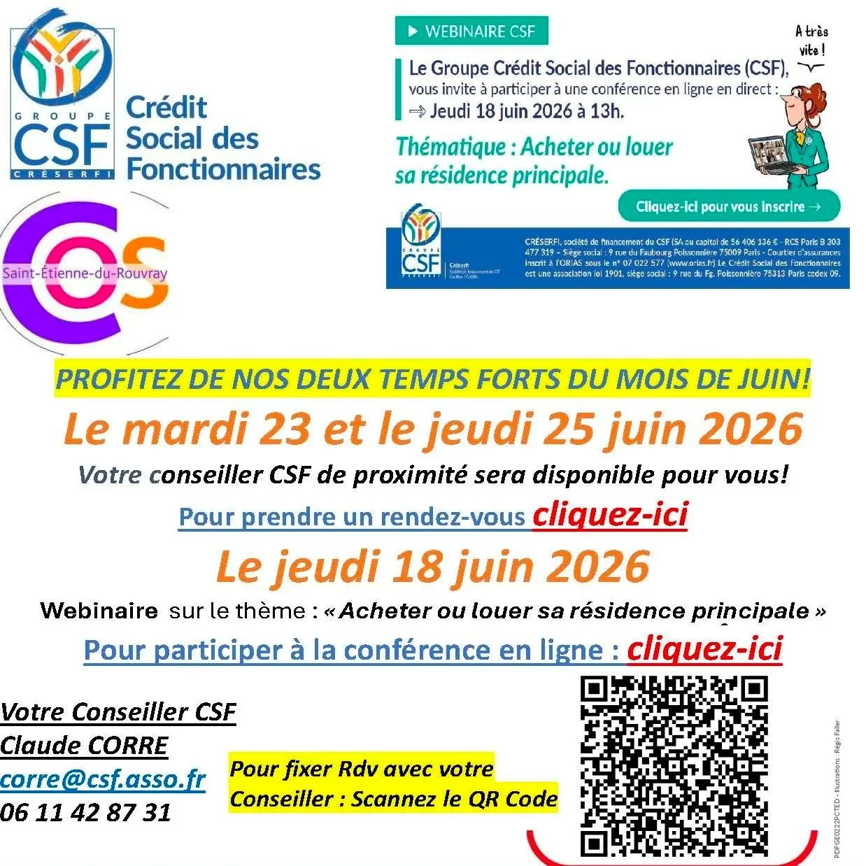 Webinaire CSF - 18 JUIN 2026