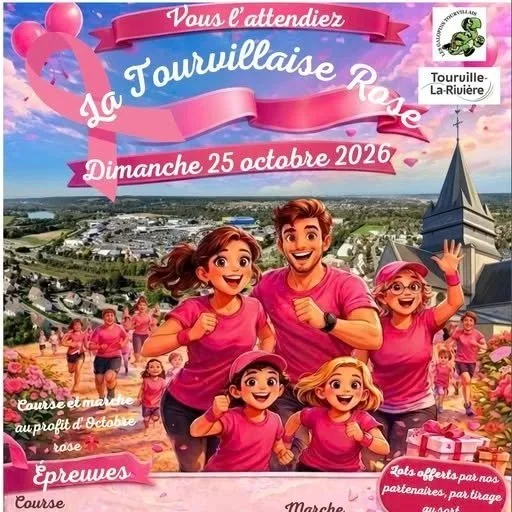 La Tourvillaise Rose 2026 : rendez-vous le dimanche 25 octobre