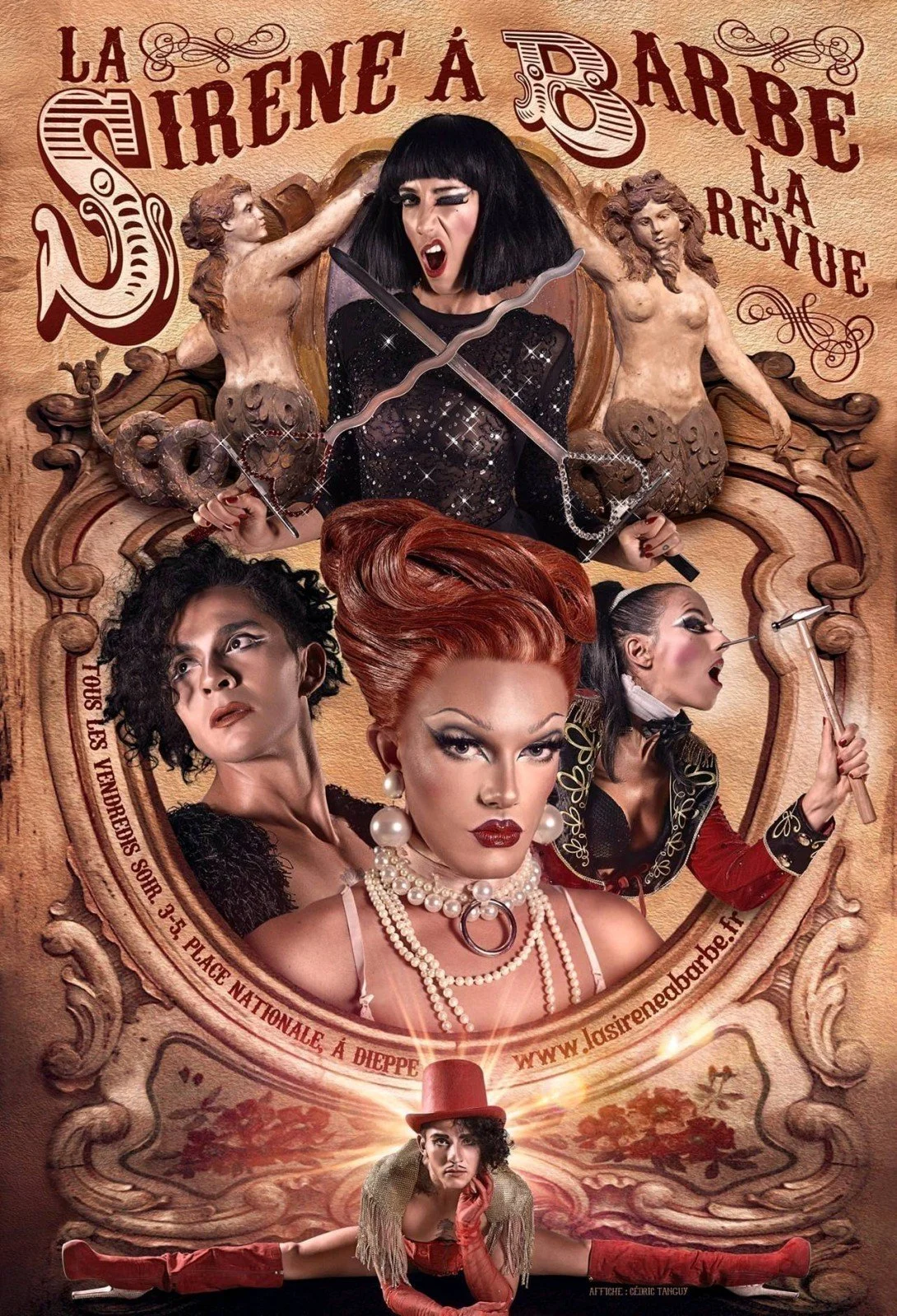 Cabaret “La Sirène à Barbe” à Dieppe – Samedi 28 novembre 2026