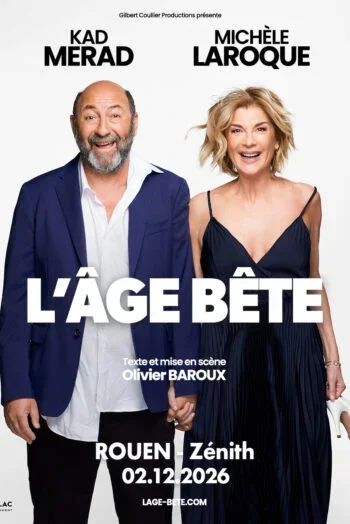 THÉÂTRE « L’ÂGE BÊTE » AU ZÉNITH DE ROUEN - MERCREDI 2 DÉCEMBRE 2026