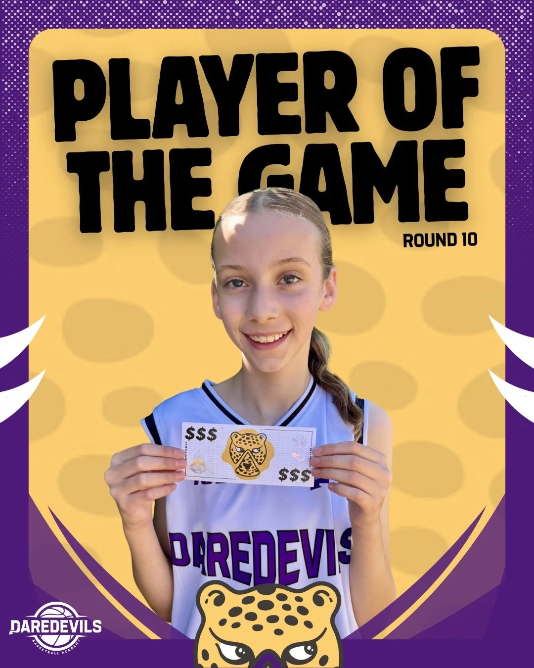 Round 10 of the Summer season and more Players of the Game to celebrate!

These athletes showed great effort, attitude and teamwork on the court, earning a $20 One Sneaky Cheetah Pizza voucher each for their performance 🍕

Big thanks to One Sneaky C