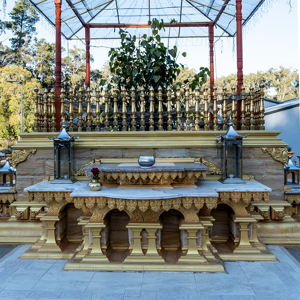 Bo tree at Mahamevnawa Buddhist Monastery