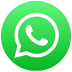 Green WhatsApp logo with a white speech bubble and a phone icon inside