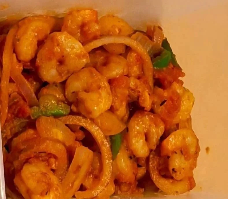 Garnished Prawns
