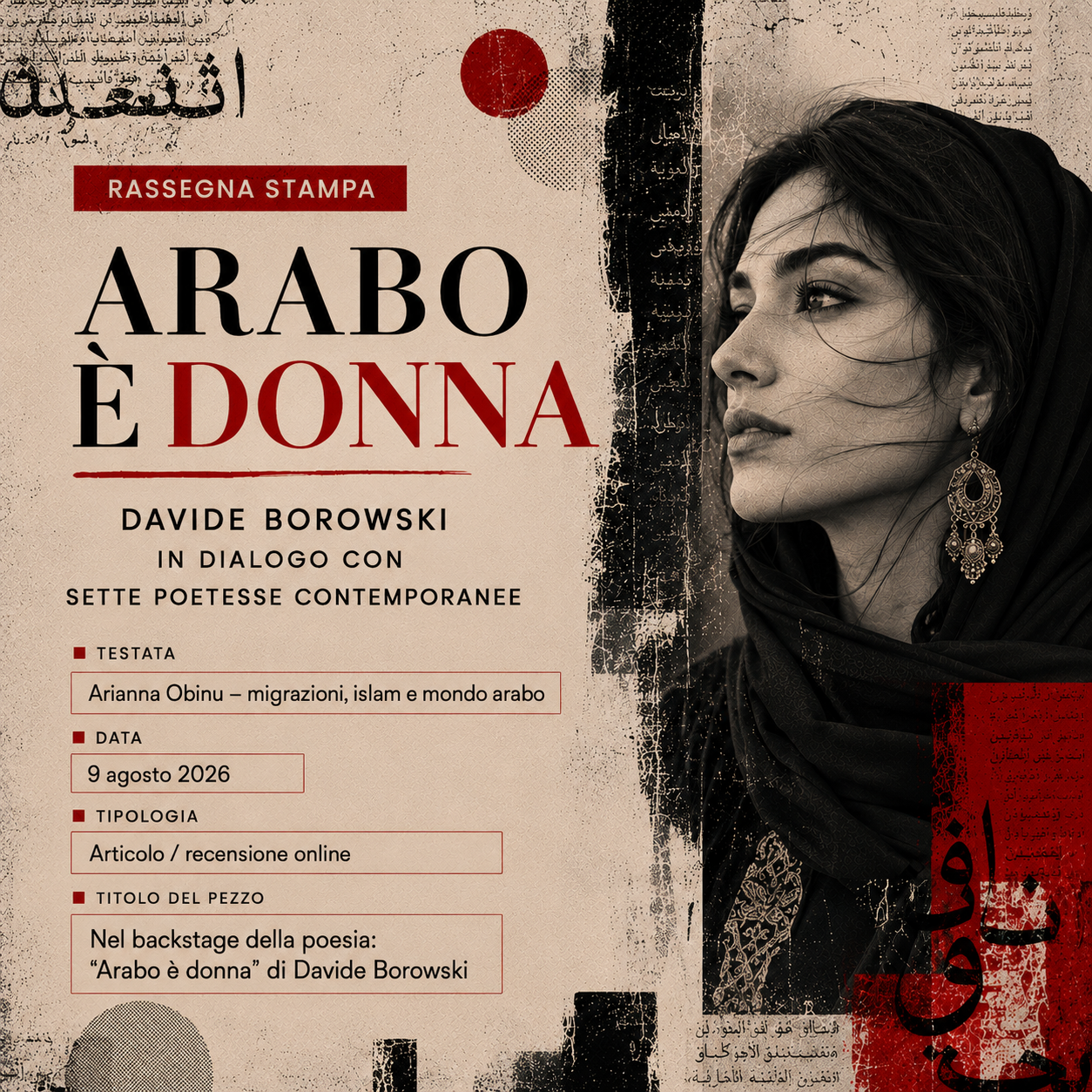 Arianna Obinu — Recensione di Arabo è donna