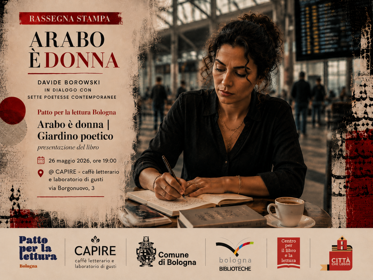 Patto per la lettura Bologna – 26.05.26 - Presentazione a Bologna
