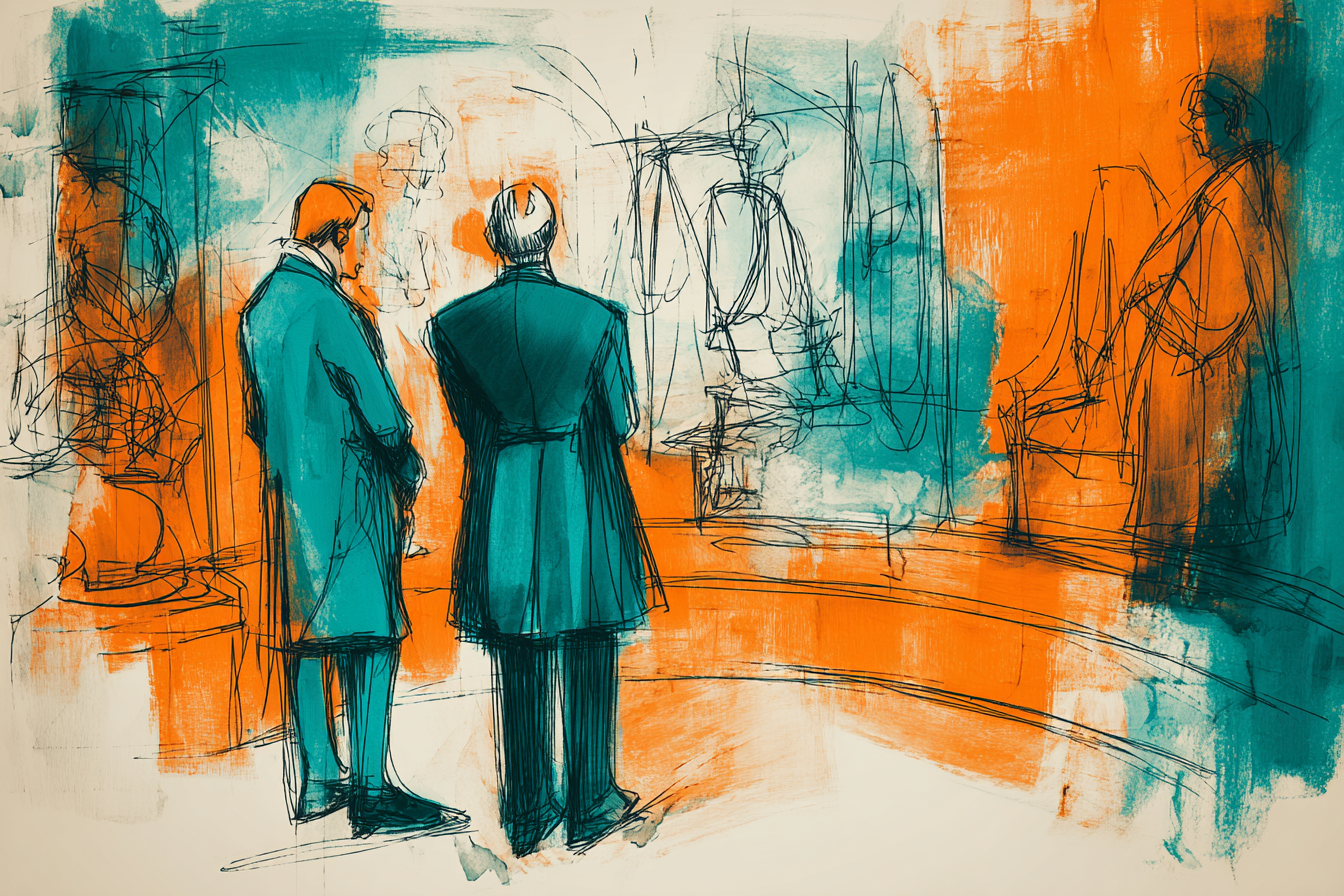 Gli ambasciatori davanti agli ambasciatori