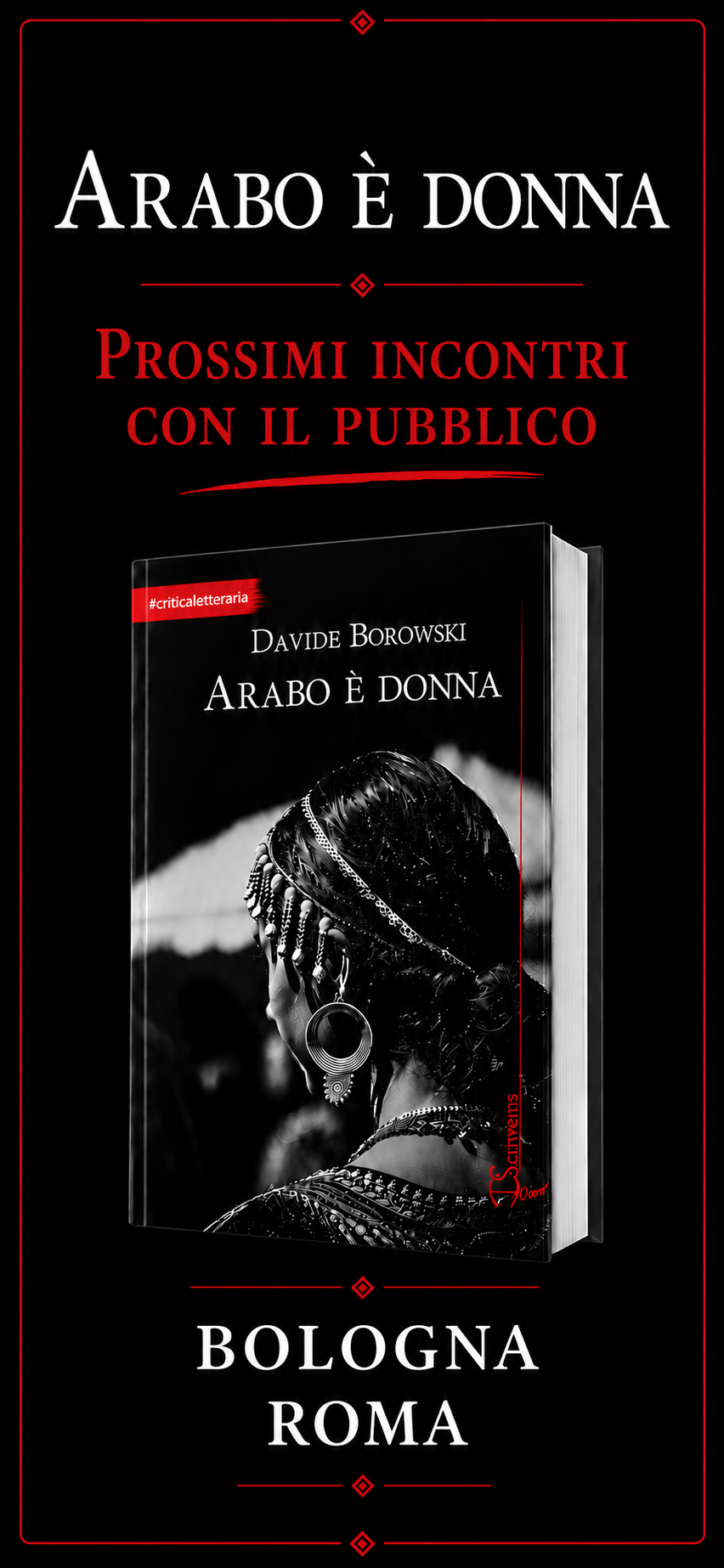 I prossimi appuntamenti col pubblico di “Arabo è donna” a Bologna e Roma