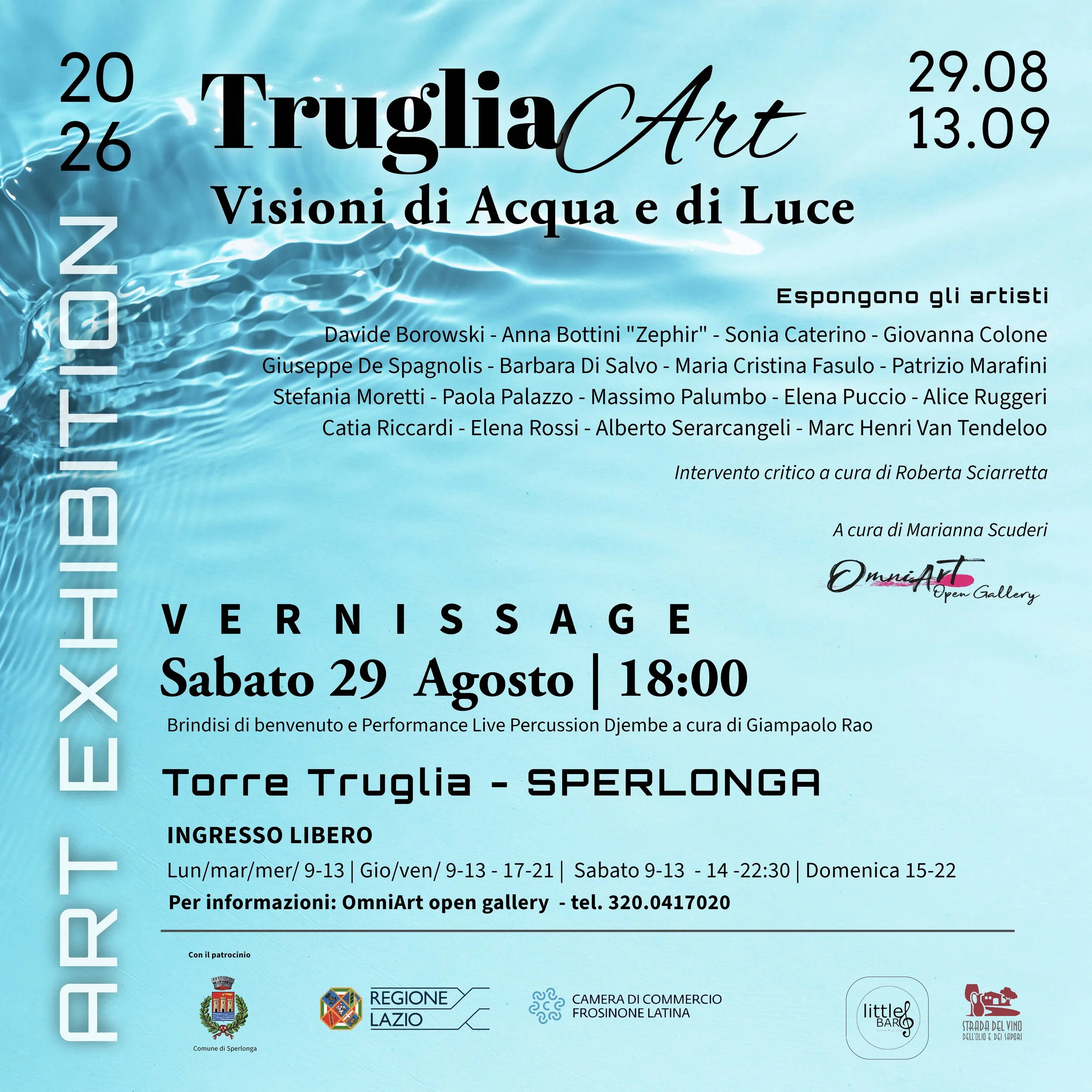 Truglia Art 2026 - Annuncio ufficiale della selezione - Agosto 2026