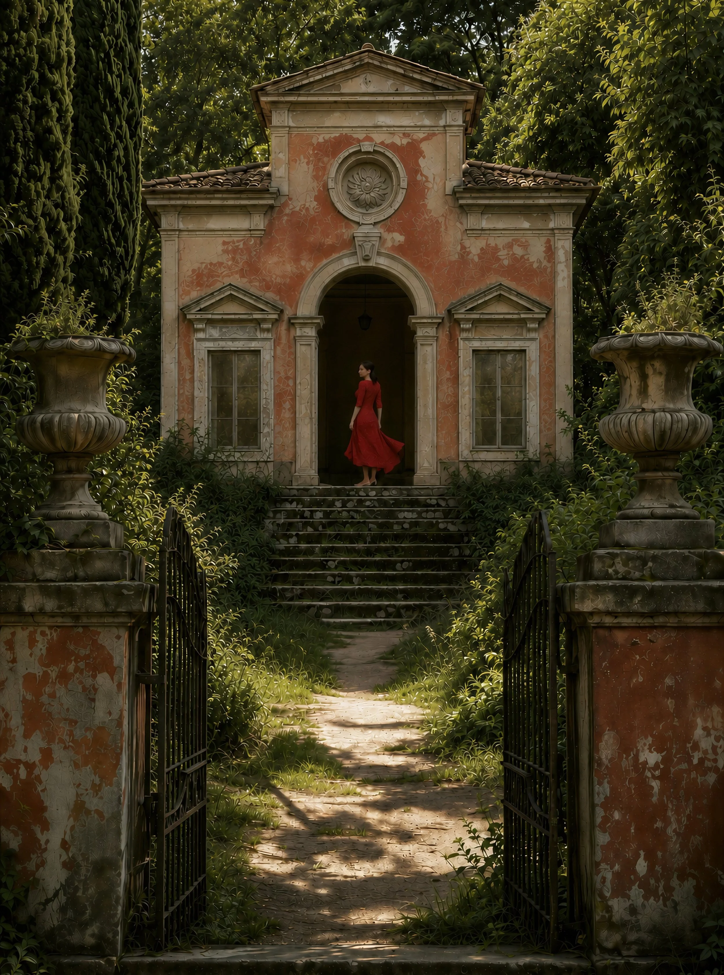 [Architetti venuti da Asgard] Foto scattata a Settignano nella primavera del 2026 #architecturephotography #urbexphotography #abandonedbeauty #forgottenplaces #decadentbeauty #overgrown #secretgarden #hiddenplaces #romanticruins #italianarchitecture 