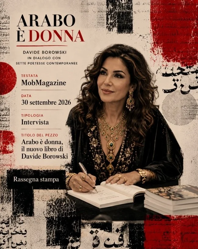 MobMagazine dedica un&rsquo;ampia intervista ad Arabo &egrave; donna. Il dialogo approfondisce la genesi del progetto, i criteri con cui sono state individuate le sette poetesse, il lavoro di ricerca e le assenze che hanno contribuito a dare forma al