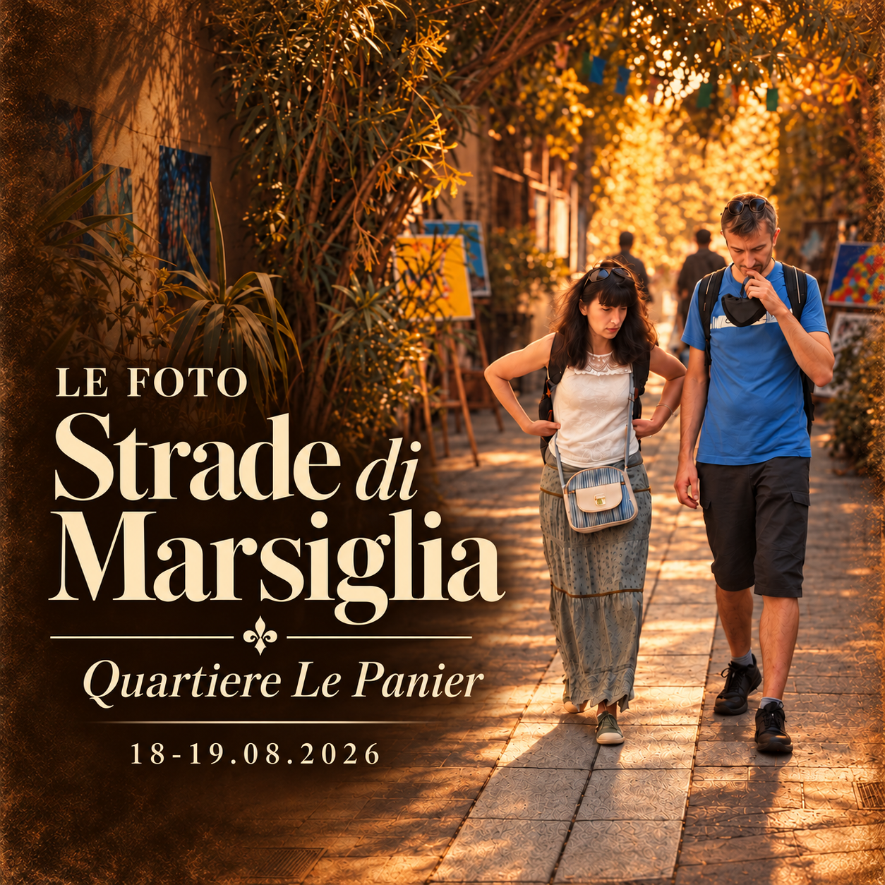 Strade di Marsiglia, quartiere Le Panier (18-19 agosto 2026)