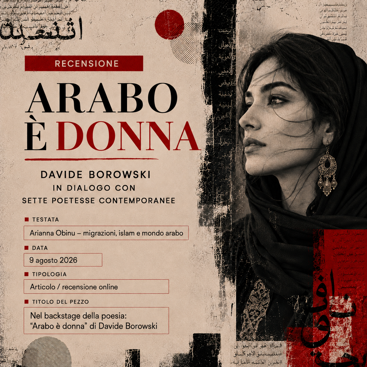 Arianna Obinu, su Arabo è donna