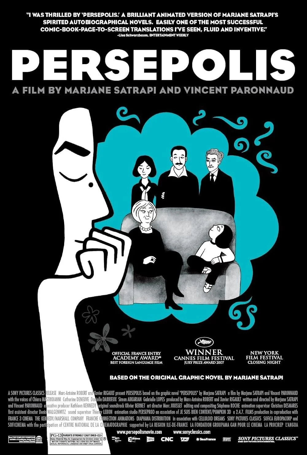 Persepolis (film), di Marjane Satrapi e Vincent Paronnaud