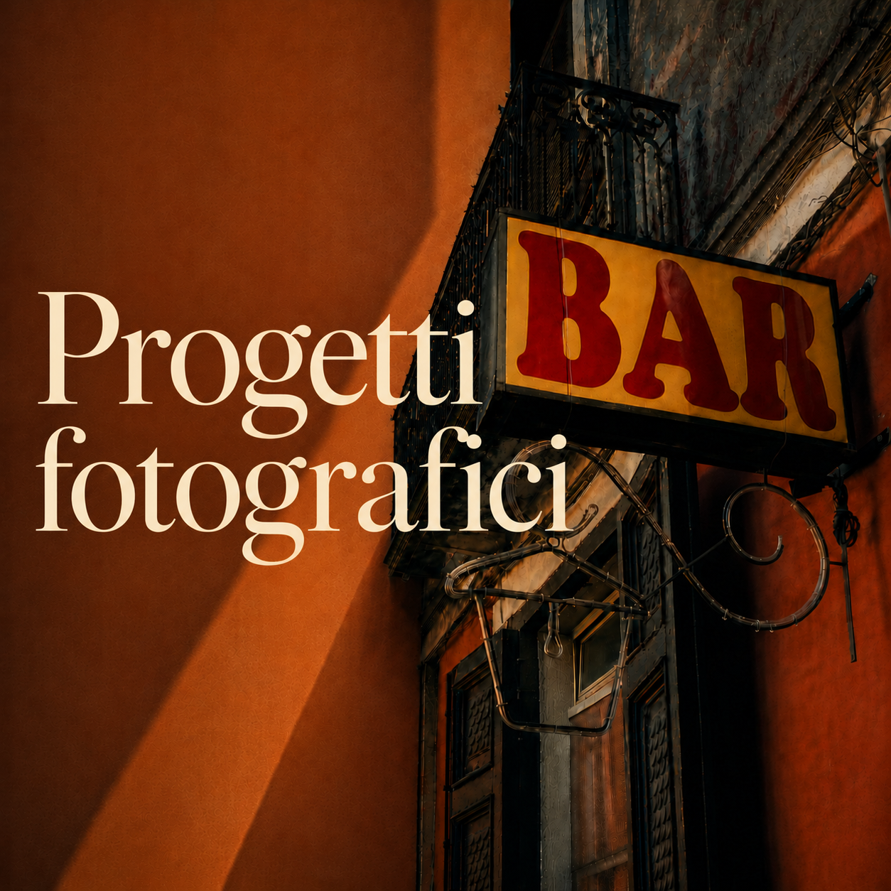 Accesso alla sezione Progetti fotografici del sito di Davide Borowski