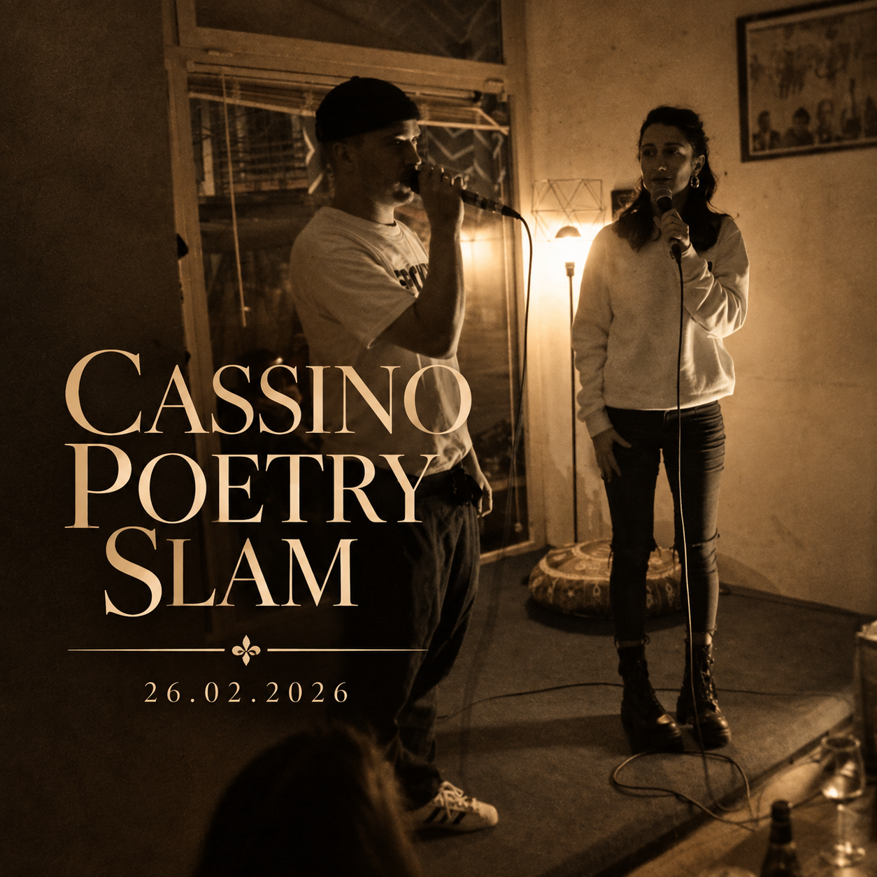 CASSINO POETRY SLAM!, organizzato dal collettivo SPOKEN / Poesia e Rivoluzione. 26.02.2026