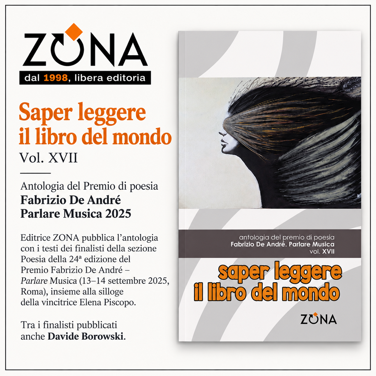 Editrice ZONA – Saper leggere il libro del mondo Vol. XVII - Settembre 2026