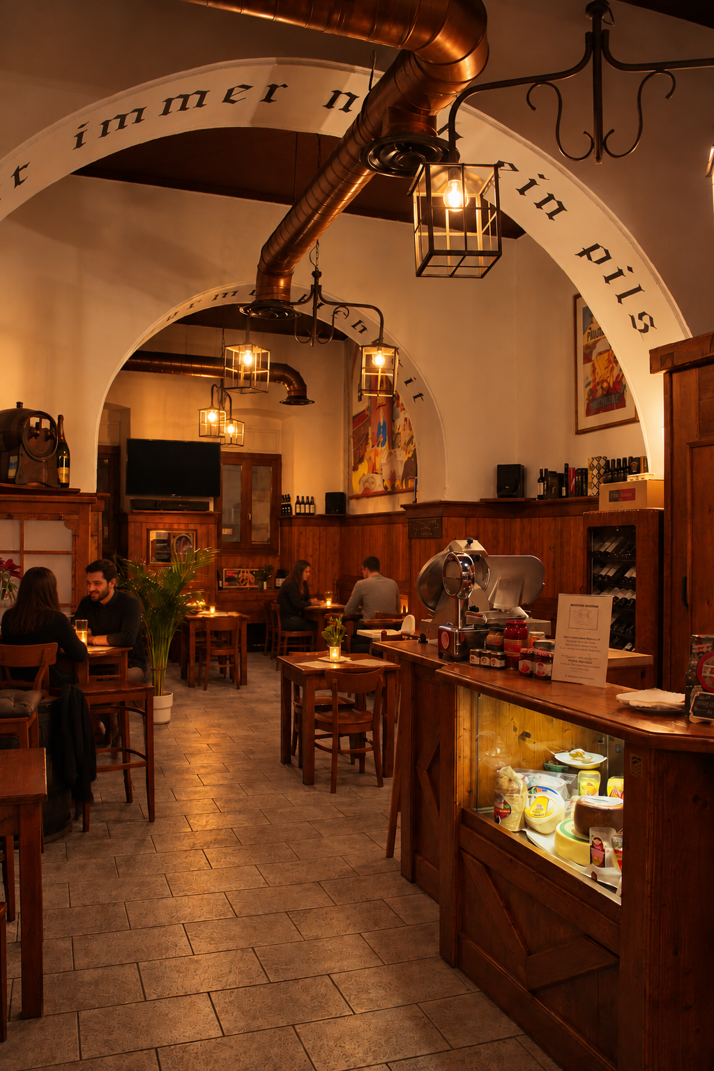 Birreria rustica sotto archi gotici.png