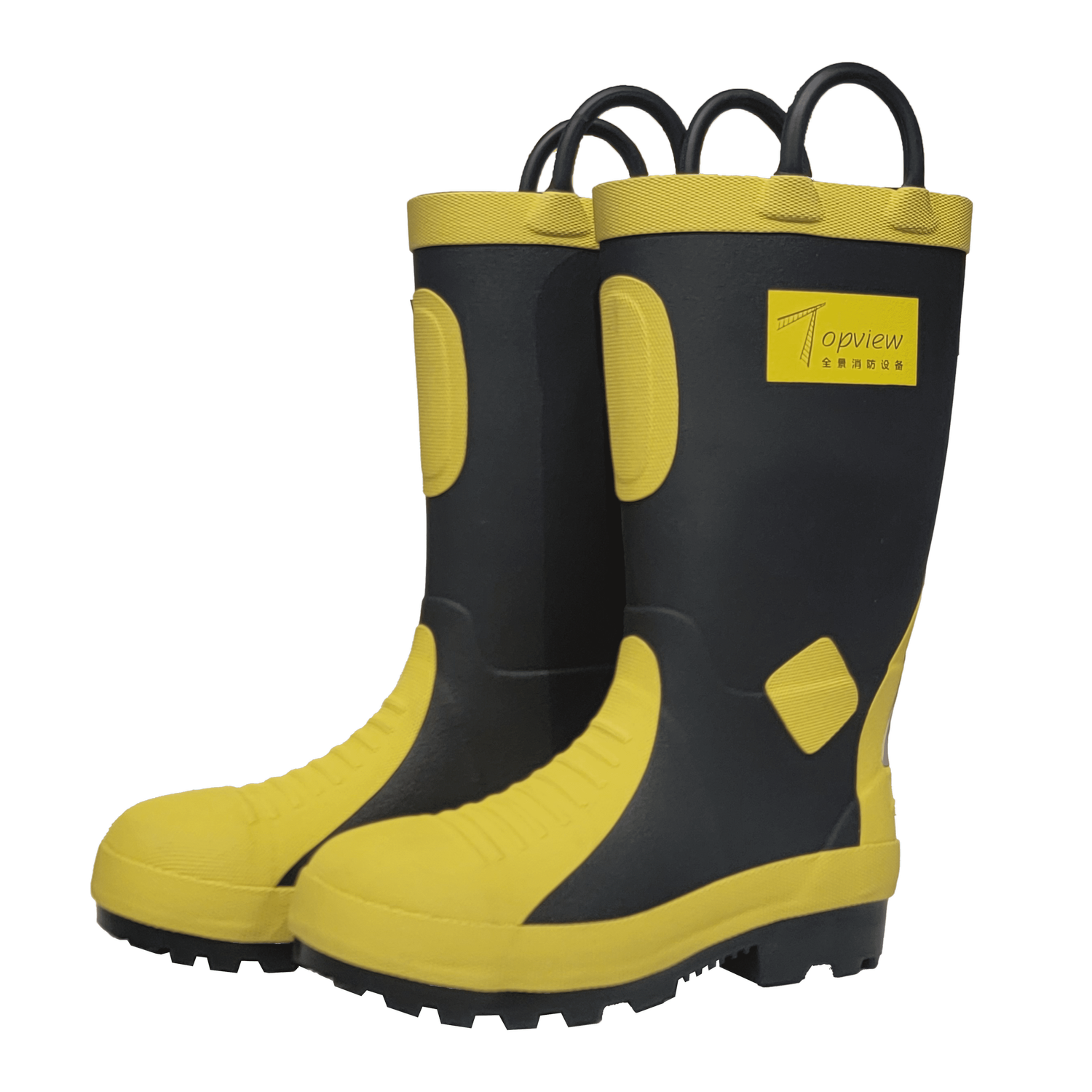 RJX-255H Fire Boots with Round Pull Loops