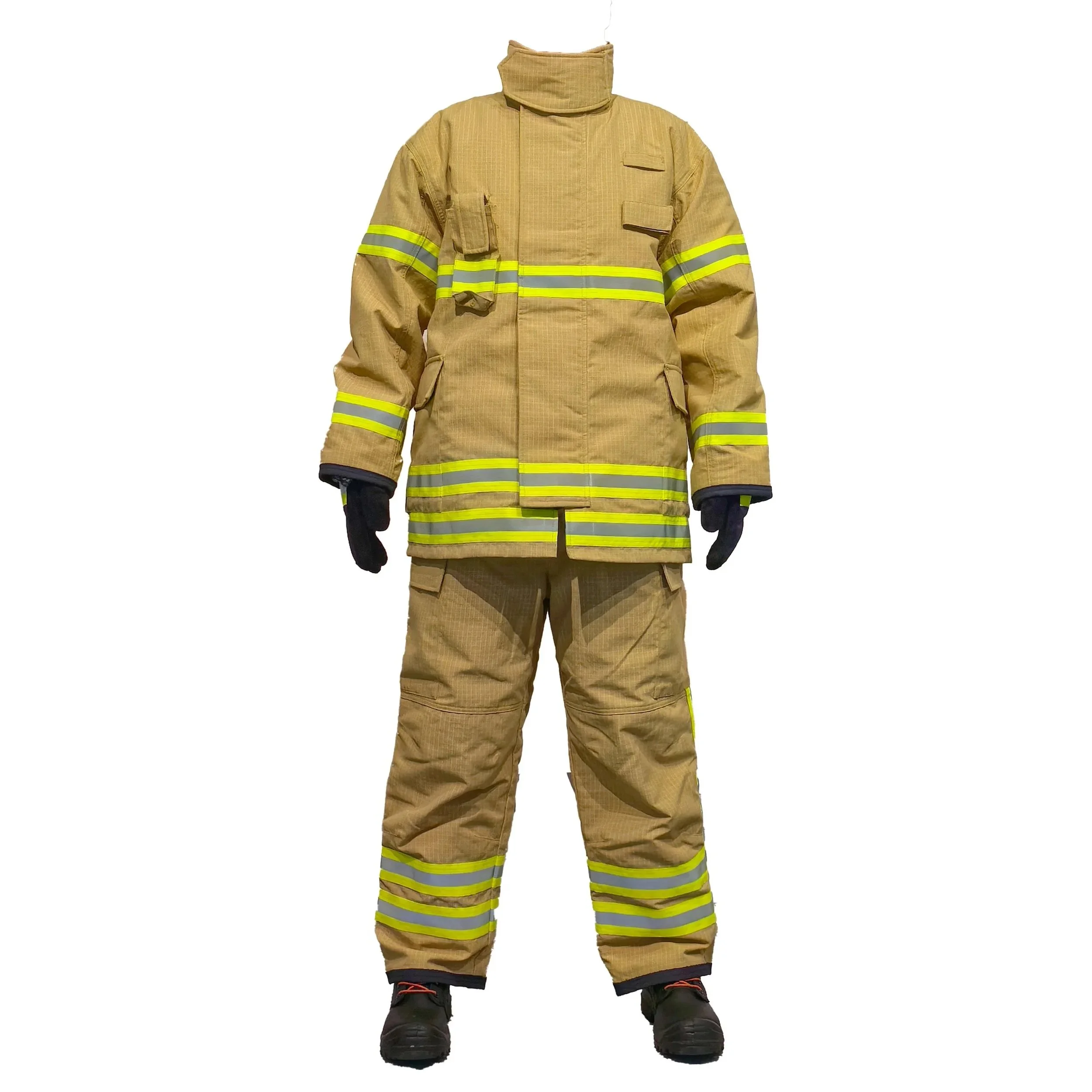 Topview EUXF-HW-G01 firefighting protective suit front view