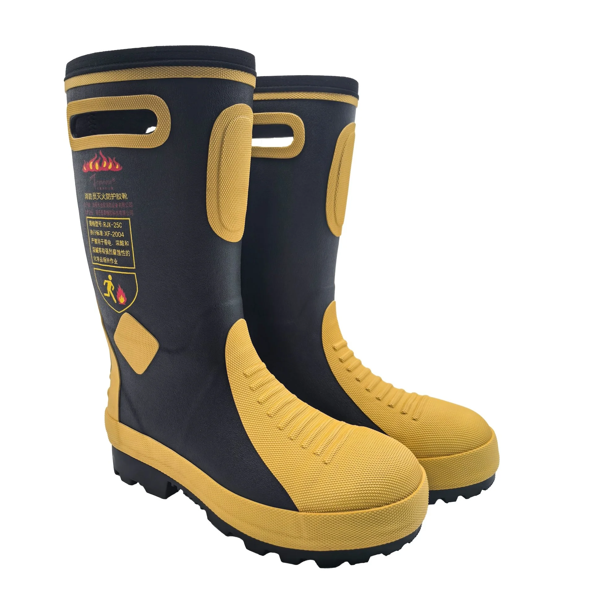 Topview RJX-255C fire boots with pull holes