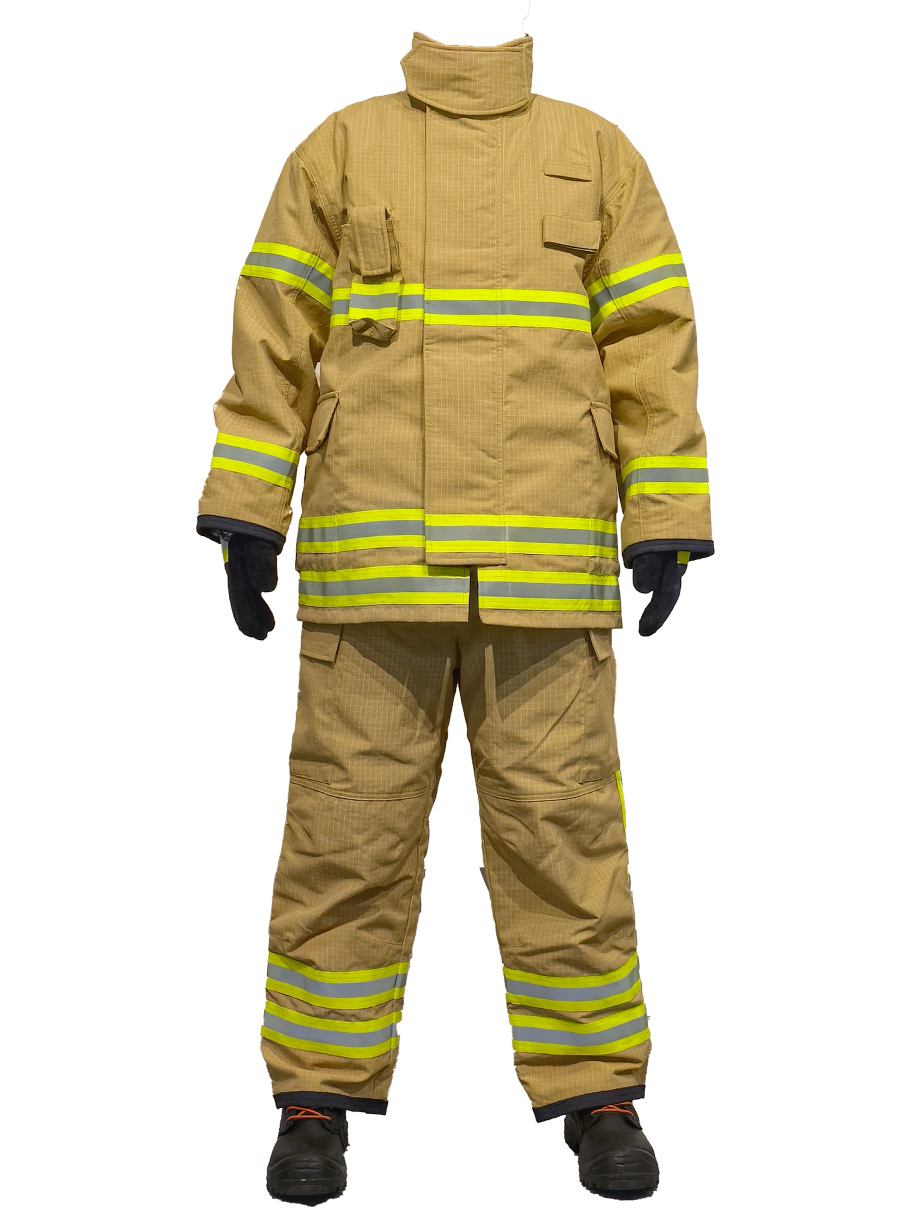 Topview EUXF-HW-G01 firefighting protective suit front view