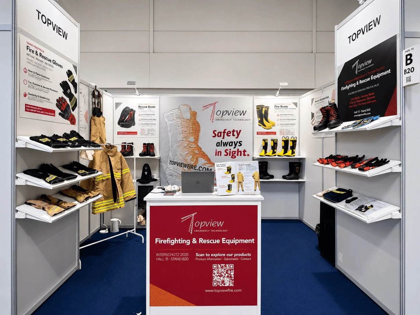 Topview booth at INTERSCHUTZ 2026