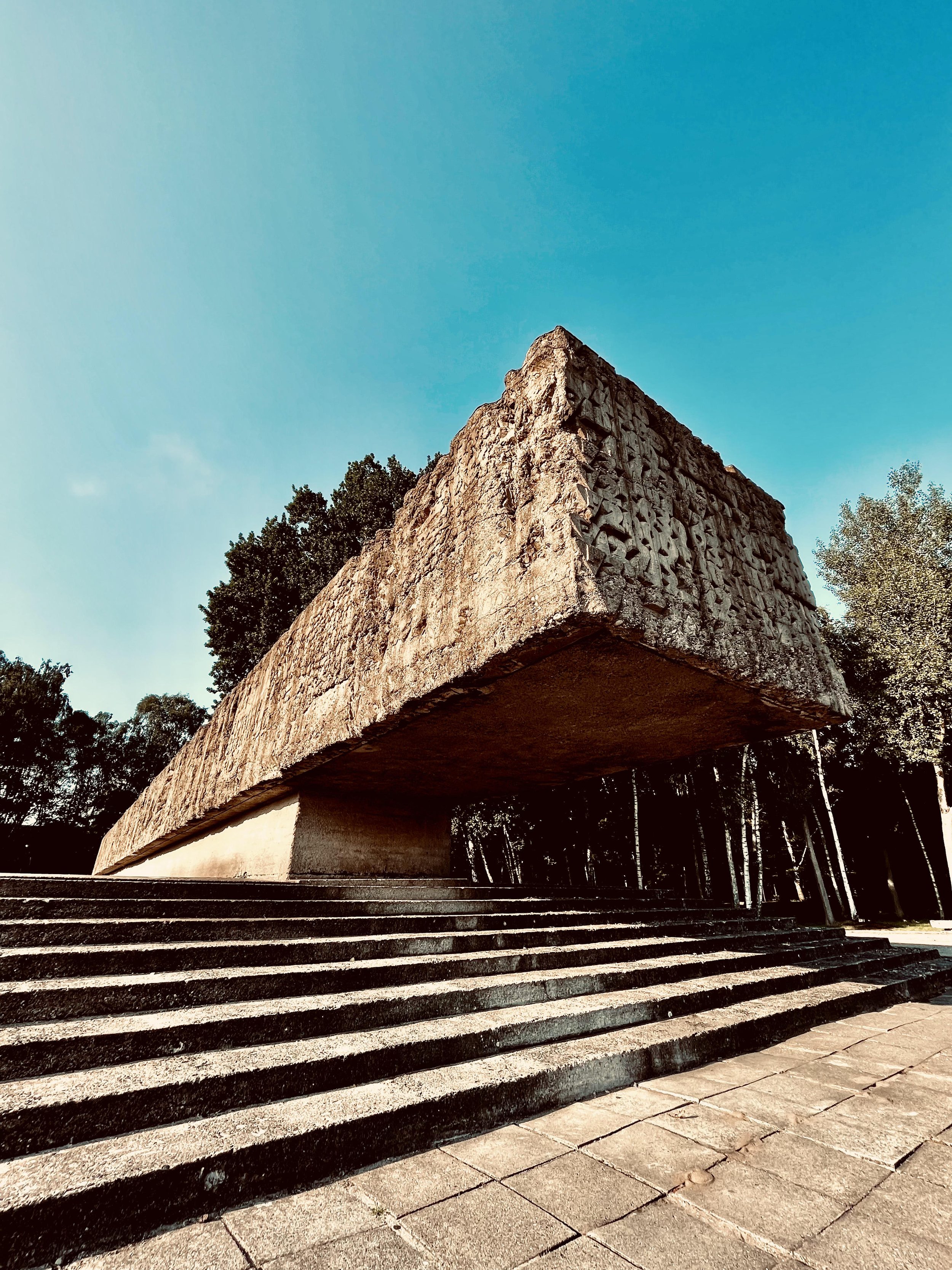 Memorial installation at the camp site