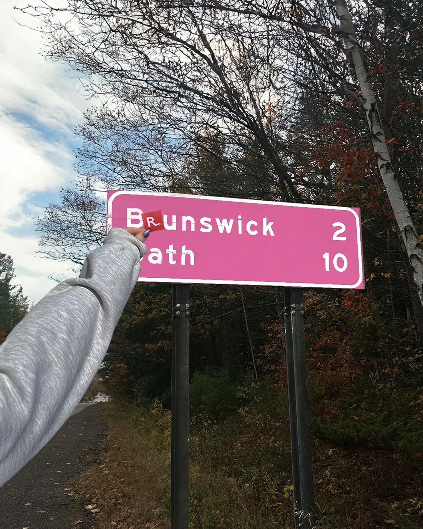 Two miles to home. Feels like fate, tbh.