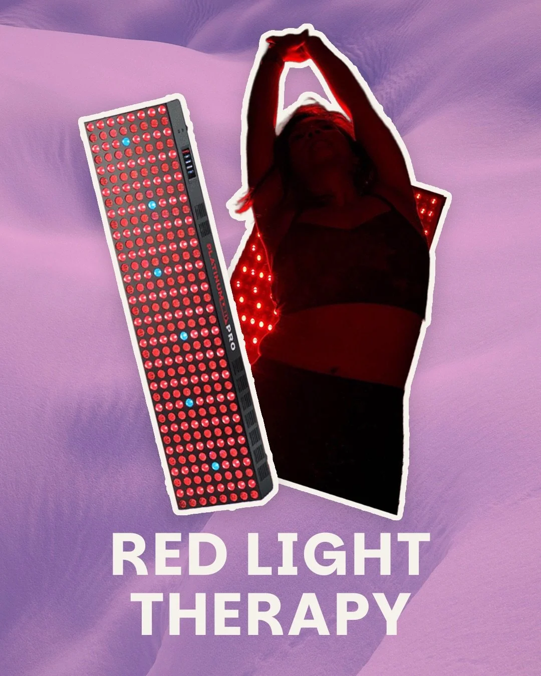 Red light, backed by research.&nbsp;

We offer full-body red and near-infrared light therapy using PlatinumLED panels &mdash; a trusted leader in photobiomodulation technology.

Many people use red light to support muscle recovery, joint comfort, col