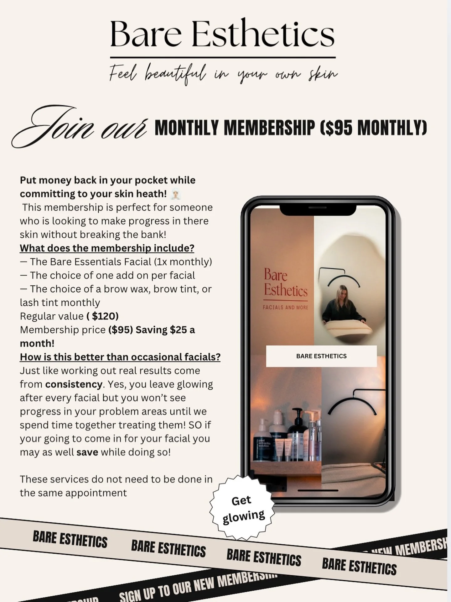 Ok go off Sophie ✨✨

At Routine you can take care of your whole body, skin included! @_bareestheticsllc is offering a crazy deal for monthly services - facials, lashes and brows 💁&zwj;♀️

It really is the best here 💓