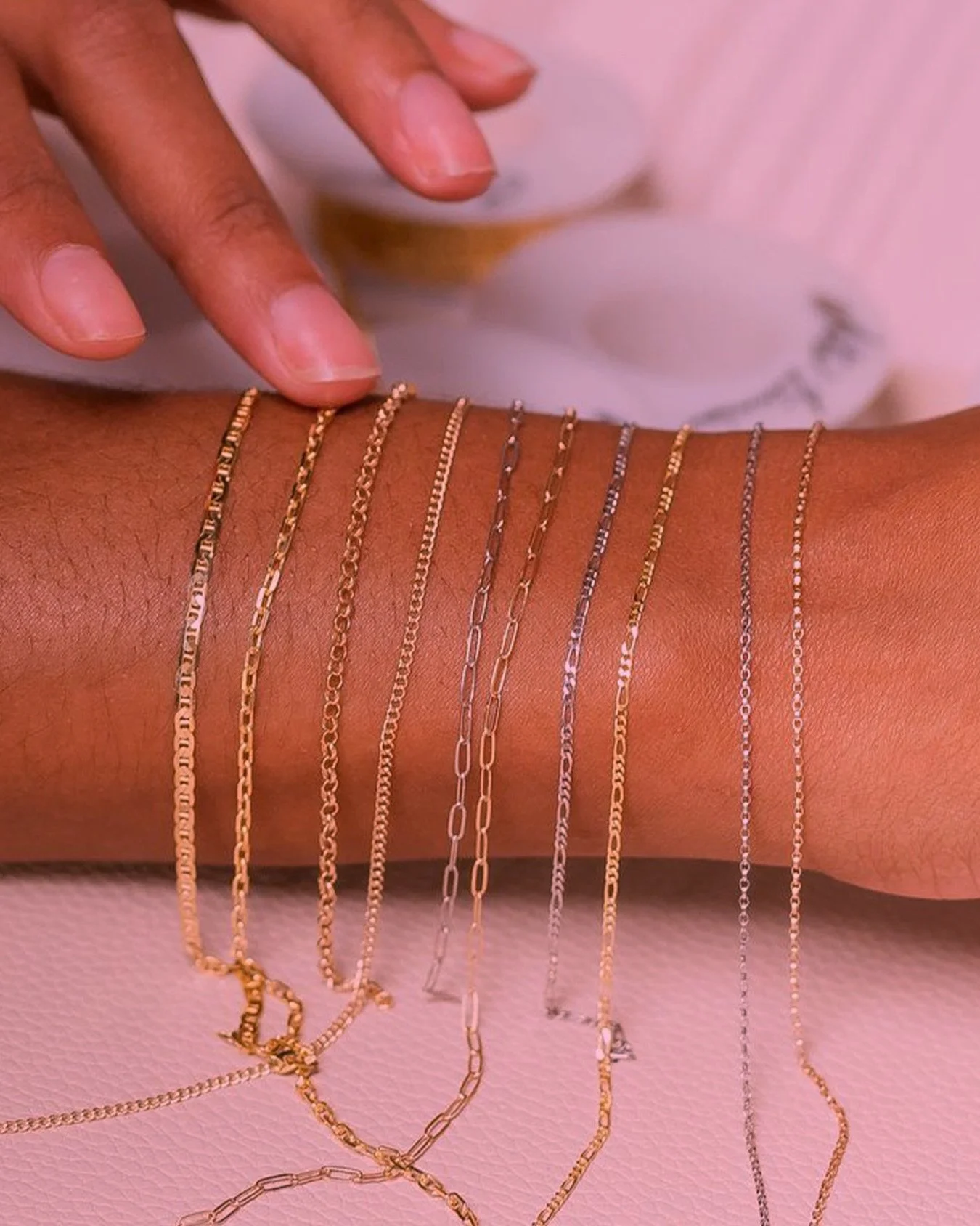 this saturday ✨

@pinkspark207 is popping up at Routine with permanent jewelry&mdash;think delicate, custom-fit pieces you never have to take off. Bracelets, anklets, matching sets&hellip;come take class, stay for something sparkly (aaaand get your s