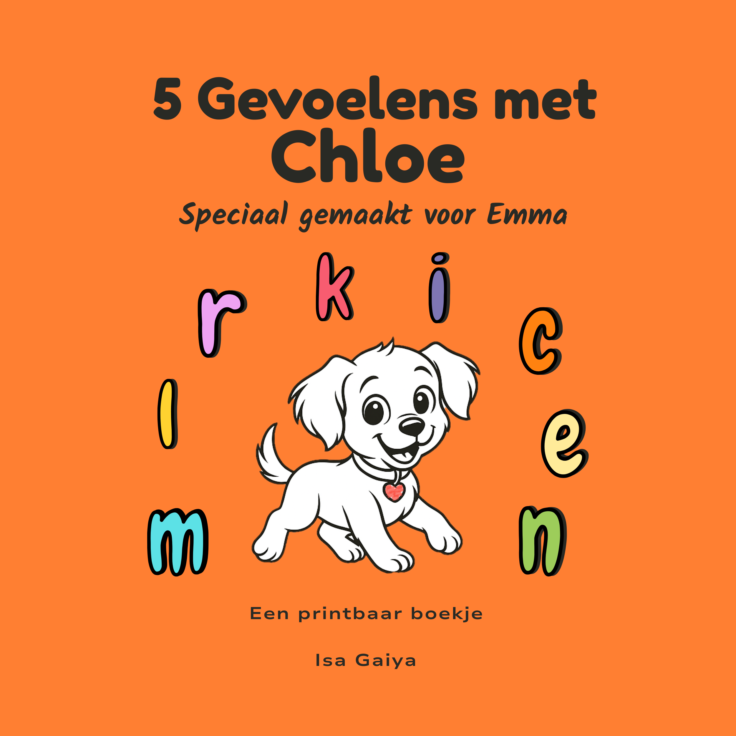 Vijf Gevoelens met Chloe - gepersonaliseerd