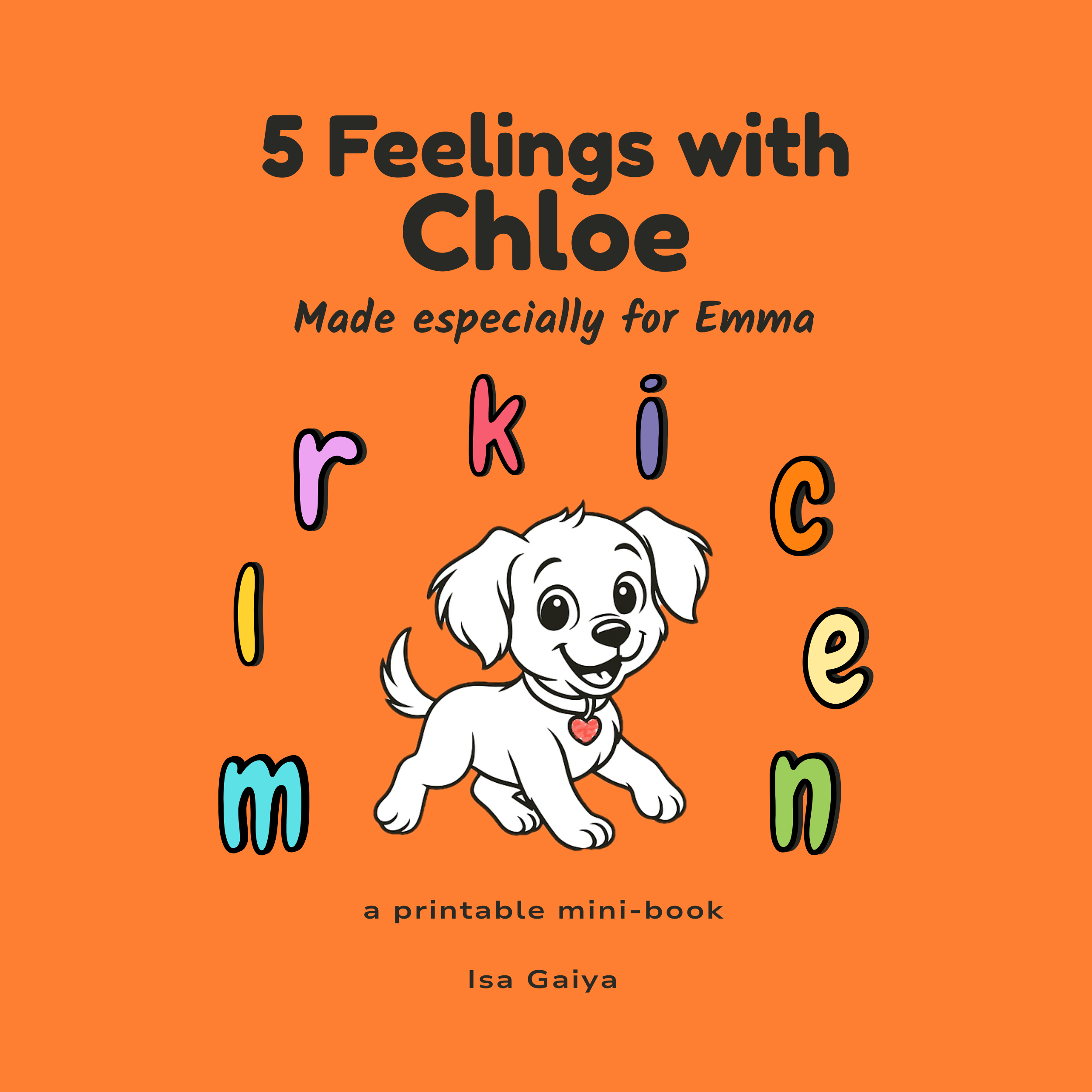 Five Feelings with Chloe - personalized