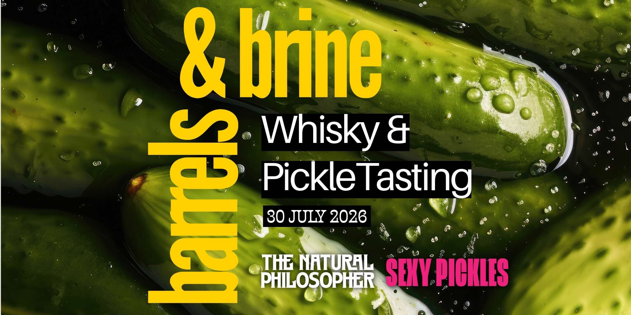 Whisky and Pickle Tasting