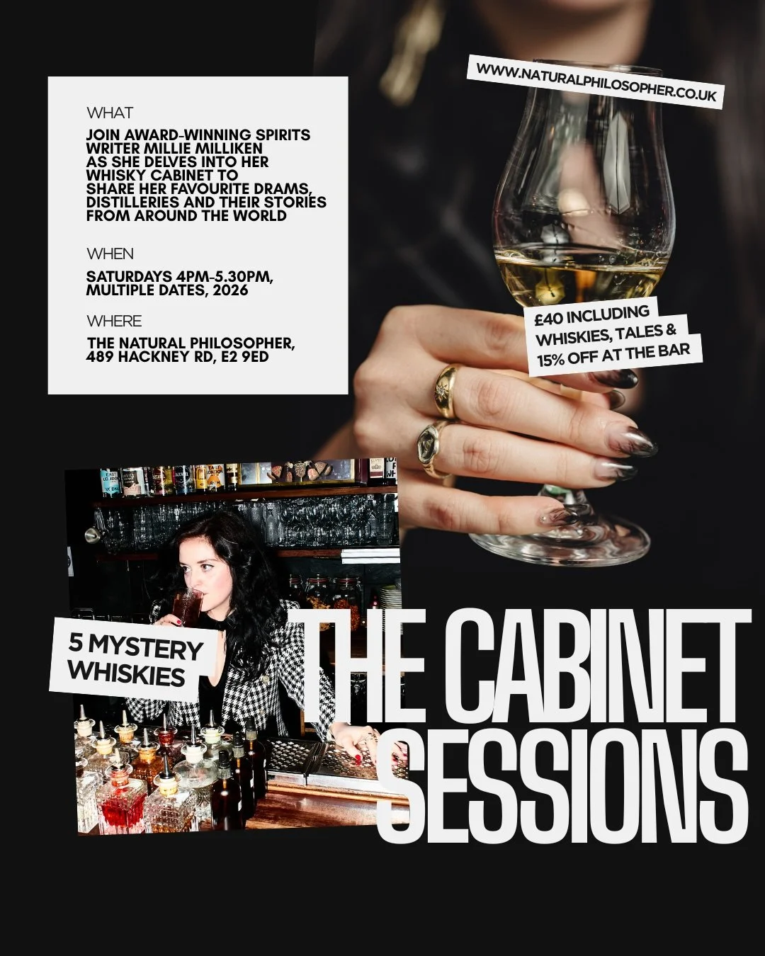 The Cabinet Sessions Whisky Tastings