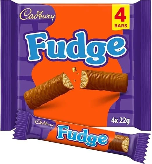 Cadbury Milk Chocolate Fudge Bar 4 pack