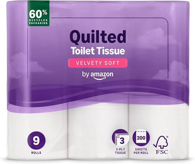 Amazon Toilet Roll, 3-ply Quilted